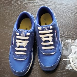 Reebok kids classic nylon sneakers shoes size 3Y